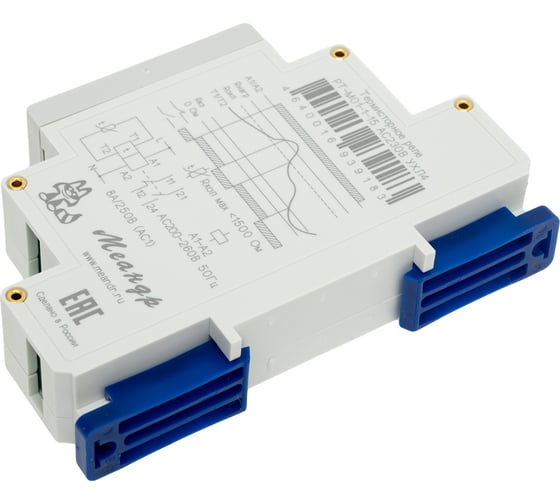 Реле термисторной защиты двигателя Меандр РТ-М01-1-15 AC230В УХЛ4 A8302-16939183