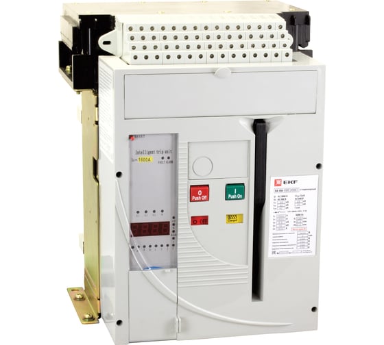 Автоматический выключаель EKF ВА-450 1000/1000А, 3P, 50кА, выкатной PROxima mccb450-1000-1000v 1