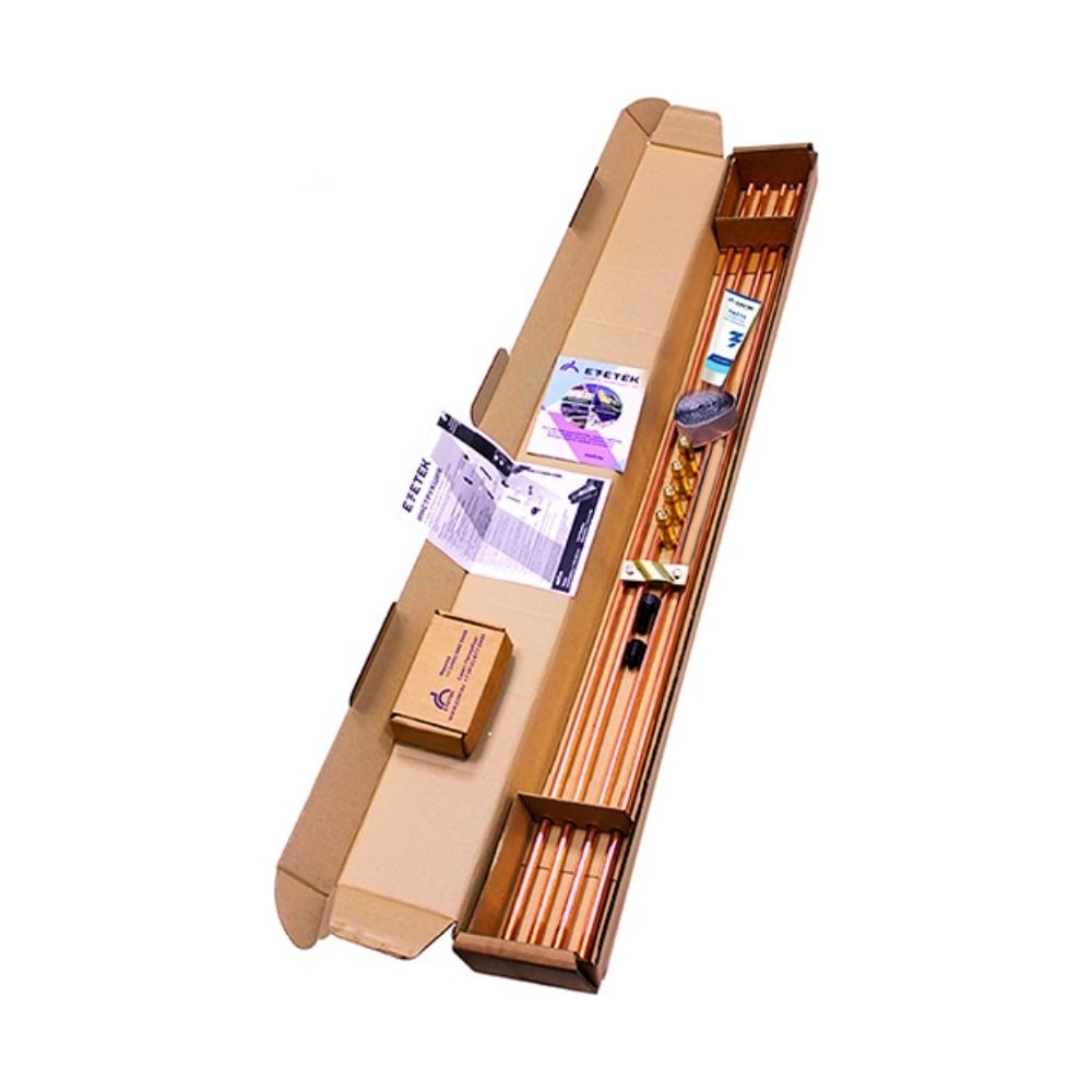 Комплект заземления EZETEK EZ – 6 6 метров, 14мм, 4х1500мм без насадки ...