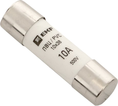 Цилиндрическая плавкая вставка EKF ПВЦ, 10А PROxima 20 шт pvc-10x38-10