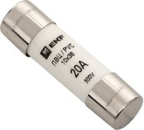 Цилиндрическая плавкая вставка EKF ПВЦ, 20А PROxima 20 шт pvc-10x38-20