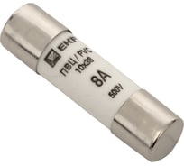 Цилиндрическая плавкая вставка EKF ПВЦ, 8А 20 шт PROxima pvc-10x38-8