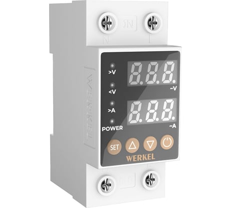 Реле напряжения WERKEL 1P+N 63А a066459