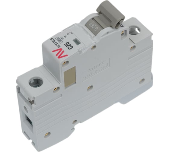 Автоматический выключатель EKF AVERES AV-10, 1P, 25A, 10kA mcb10-1-25C-av