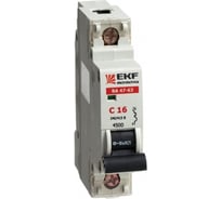 Автоматический выключатель EKF ВА 47-63, 1P 5А 4,5kA mcb4763-1-05C