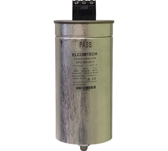 Конденсатор ELCOMTECH EPC400-25-3 УТ-00025846