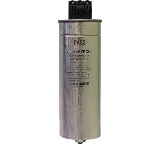 Конденсатор ELCOMTECH EPC400-12.5-3 УТ-00025843