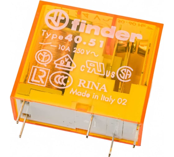Миниатюрное универсальное электромеханическое реле Finder 405180240000