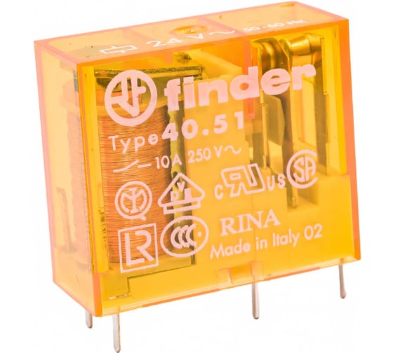Миниатюрное универсальное электромеханическое реле Finder 405180240000