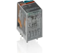 Реле ABB CR-M012DC4 12B DC 4ПК (6A), 10шт 1SVR405613R4000