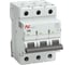 Автоматический выключатель EKF AV-10, 3P, 25A, 10kA, AVERES mcb10-3-25C-av 1