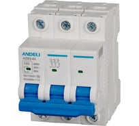 Автоматический выключатель ANDELI ADB3-63/3P 10A 6kA тип  B ADL01-857