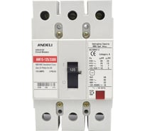 Автоматический выключатель ANDELI AM15-125/3P 125A 20KA ADL06-203