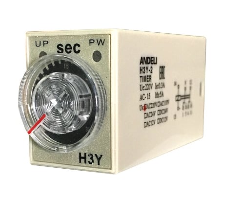 Реле времени ANDELI H3Y-2 5А 230В ADL09-103