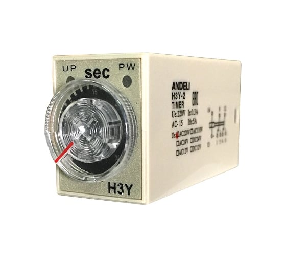 Реле времени ANDELI H3Y-2 5А 230В ADL09-103