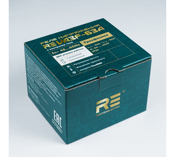 Реле напряжения ROSTOKELECTRO RE VA3F-63A 46-336