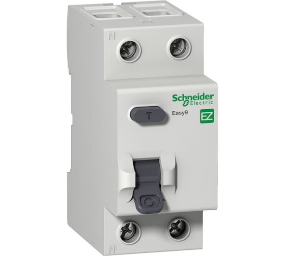 Дифференциальный выключатель Schneider Electric EASY 9 УЗО, 2П, 63А, 300мА, AC, 230В EZ9R64263