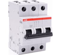 Автоматический выключатель ABB S203M C25, 3-полюсной 2CDS273001R0254