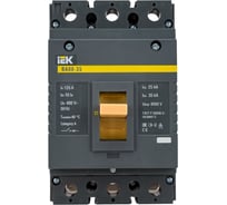 Автоматический выключатель IEK ВА88-35, 3Р, 125А, 35кА SVA30-3-0125