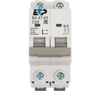Автоматический выключатель ЕТР ВА 47-65, 2Р 25А C 6кА 11917
