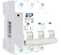Автоматический выключатель ЕТР ВА 47-65, 3Р 25А C 6кА 11920