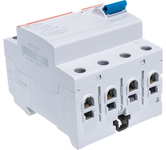 Выключатель дифференциального тока ABB F204 A-25/0,3 4 модуля, 2CSF204101R3250