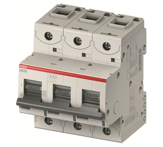 Автоматический выключатель ABB S803C D80, 3 полюсный 2CCS883001R0801 1