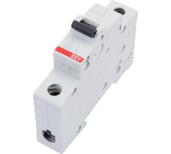 Автоматический выключатель ABB SH201 однополюсный, 50А, С, 6.0кА 2CDS211001R0504