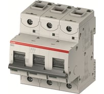 Автоматический выключатель ABB S803C трехполюсный, 100А, C, 25kA 2CCS883001R0824