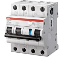 Автоматический дифференциальный выключатель ABB DS203NC, 3п+N, 16A, 30мA, C, тип A 2CSR256140R1164