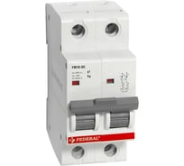 Модульный автоматический выключатель FEDERAL ELECTRIC 9ED-C1032-D016 FM10-DC 2P C16 10kA 500Vdc 6 шт. УТ-00002723