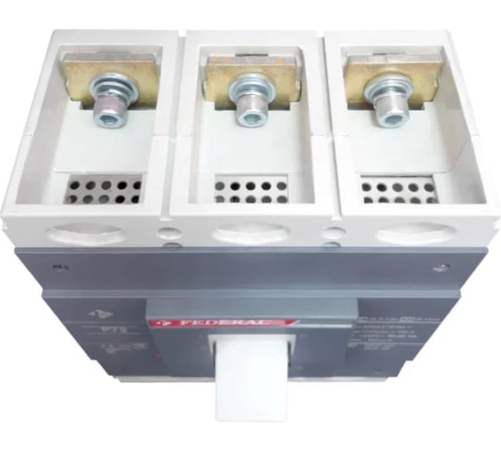 Выключатель автоматический FEDERAL ELECTRIC 9AF-TMS43-R400 в литом корпусе, F72, 3P, 400A, 50kA-415V AC, (0,7-1)In, (5-10)In, 40 C УТ-00002703