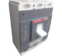 Выключатель автоматический FEDERAL ELECTRIC 9AG-EMS43-R630 в литом корпусе, F82E, 3P, 630A, 50kA-415V AC, (0,4-1)In, (2-10)Ir, 40 C УТ-00002705