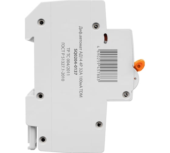 Дифференциальный автомат TDM ELECTRIC АД14 4Р, 32А, 100мА SQ0204-0137
