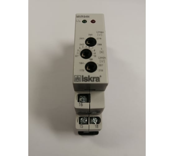 Реле контроля напряжения iskra MVR 54N 1 230/400 V AC УТ-00025496 1