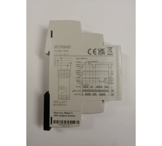 Реле контроля напряжения iskra MVR 54N 1 230/400 V AC УТ-00025496
