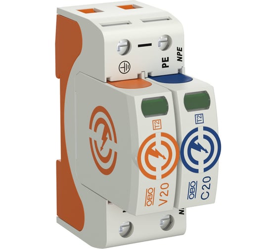 УЗИП для силовых сетей OBO Bettermann 1+NPE (Класс II), 280 В 5095251