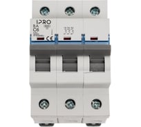 Автоматический выключатель IPRO 3 фазы С 6А 6кА 14368