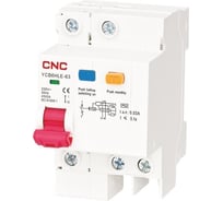 Дифференциальный автомат CNC Electric YCB6HLE-63 32А, 2P, 4,5кА, 30мА, C, AC, электронный A000343