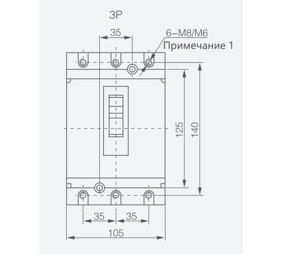 Выключатель CNC Electric в литом корпусе  YCM3 YV 160N 3P 160А 50кА B030118