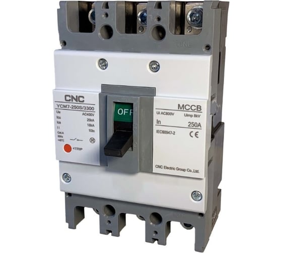 Выключатель CNC Electric в литом корпусе YCM7 400S 3P 400A 35кА B010050