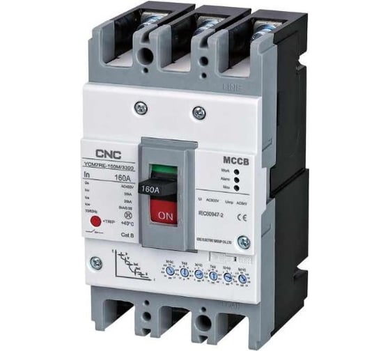 Выключатель CNC Electric в литом корпусе YCM7 RE 160M 3P 16-32A 25кА B010063