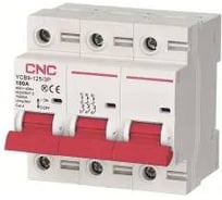 Модульный автоматический выключатель CNC Electric YCB9-125 100А 3P 10кА D A030697