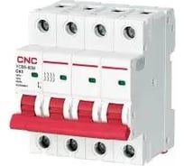 Модульный автоматический выключатель CNC Electric YCB9-80M 25А 4P 6кА C A030398