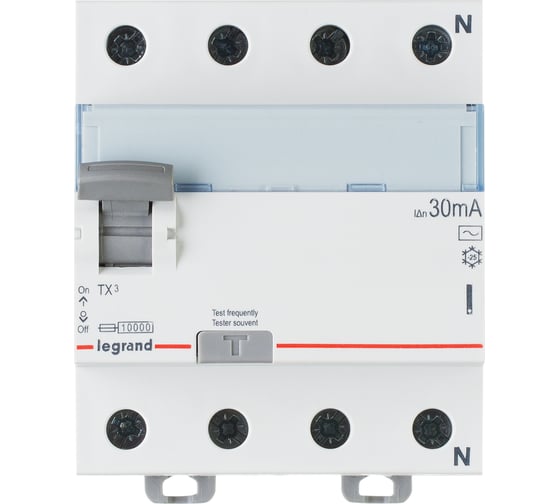 Выключатель дифференциального тока Legrand ВДТ TX3 4п 63a 300ma -AC 403044