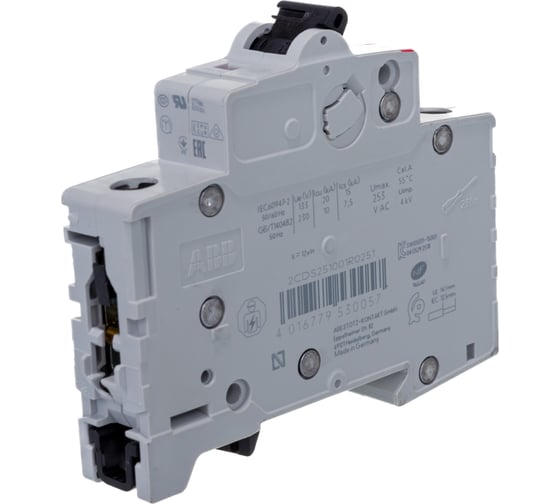 Автоматический выключатель ABB однополюсный, S201, D25 2CDS251001R0251
