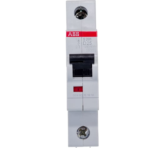 Автоматический выключатель ABB однополюсный, S201, D25 2CDS251001R0251