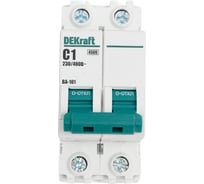 Автоматический выключатель Dekraft ВА101-2Р-001А-C 11061DEK