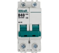 Автоматический выключатель Dekraft ВА101-2Р-040А-D 11118DEK