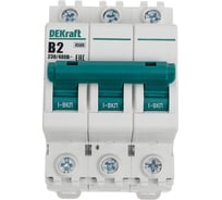 Автоматический выключатель Dekraft ВА101-3Р-002А-B 11026DEK